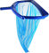 well2wellness® Poolkescher Bodenkescher Tiefenkescher 'De Luxe Blue' mit Aufnahmelippe, extra stabilem Rahmen und tiefem Netz
