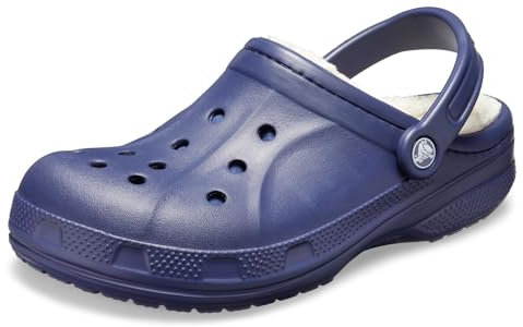 Crocs Unisex Ralen Lined Holzschuh, Nautical Navy Oatmeal, 44/45 EU