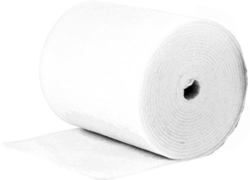 Filtermatte/Filterrolle Standard weiß für Lüfter und Hausgeräte Rolle 10 x 1 m Filterklasse G3 zum Zuschneiden
