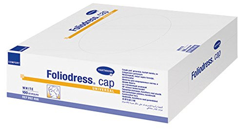 HARTMANN 9924662 Foliodress Cap Comfort Universal OP-Hauben, Weiß, 100 Stück