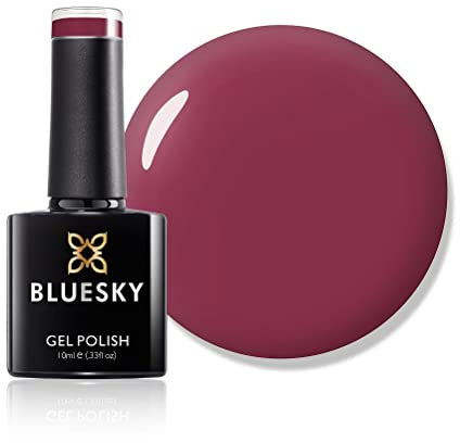 Bluesky Gel Nail Polish, Decadence 80525, Dark, Jam, Red, Long Lasting, Chip Resistant, 10 ml (Requires Drying Under UV LED Lamp)