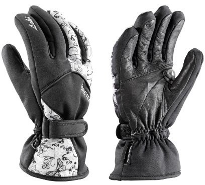 LEKI Butterfly S Ski Handschuh, Herren, schwarz/weiß
