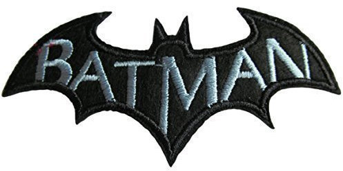 Fat-catz-copy-catz Batman Logo D.C comics smooth style iron on heat transfer or sew on embroidered clothes patch Sew on Batman (Bat shape) Patch
