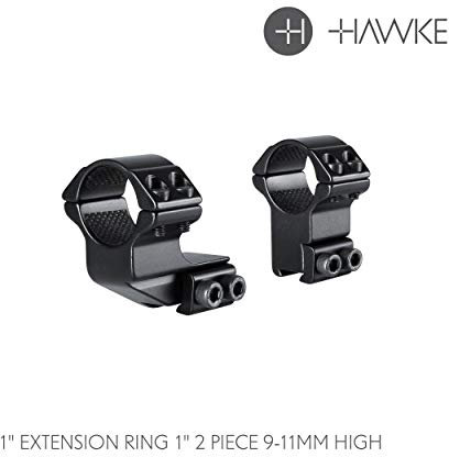 EXTENSION RING MOUNTS 22120 9-11mm, 1 Inch Diameter, 1 Inch Extension