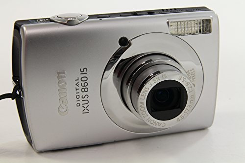 Canon Digital IXUS 860 IS Digitalkamera (8 MP, 3, 8-fach Zoom, 7,6cm (3 Zoll) Display, Bildstabilisator) silber