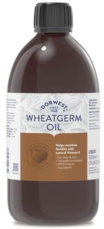Dorwest Herbs Wheatgerm Oil Liquid for Dogs and Cats 500 ml