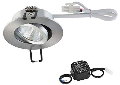 EVN PC20N61402 LED-Einbauleuchte LED LED fest eingebaut 6W Aluminium