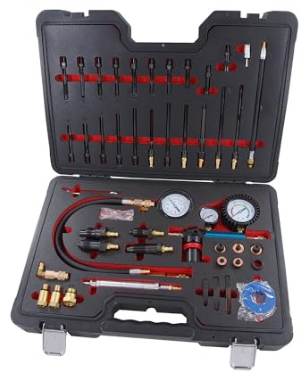 Neilsen CT3620 Diesel Compression Test Kit – 50 Bar, Glow/Spark/Injector Adapters (M10-M24), Compatible with Cars, Trucks, Buses, Agricultural & Marine Engines