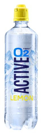 Active O2 Zitrone Natürliches Mineralwasser, 8 x 750 ml