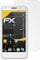 atFoliX Panzerfolie kompatibel mit Alcatel One Touch Pixi 4 (5) Schutzfolie, entspiegelnde und stoßdämpfende FX Folie (3X)