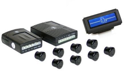 Prime Tech Longhorn by Profi-RÜCKFAHRWARNER, EINPARKHILFE - 8 Schwarze SENSOREN - PDC-2