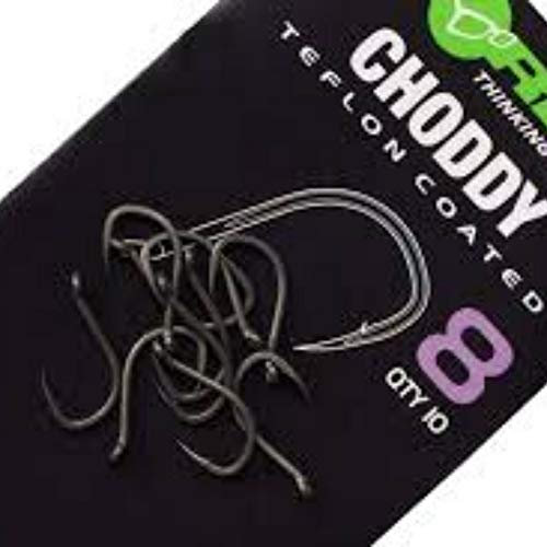 Korda Choddy Barbless Haak- 10 Stück Siz12