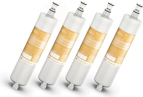 4x Seltino SWP-508 - Wasserfilter ersetzt Whirlpool Bauknecht SBS001 SBS002 SBS003