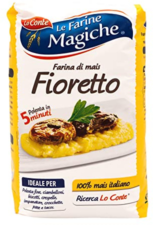 Lo Conte Le Farine Magiche Mehl Farina Di Mais Fioretto Maismehl für Polenta 1kg