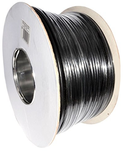 Câble coaxial numérique RG6 pour antennes TV Satellite et câble Compatible 4K Noir 100 m