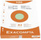 Exacompta 13656E Karteikarten (205q/qm Karton, holzfrei, DIN A4, kariert, gelocht) 100er Pack gemischte Farben