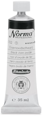 Chartpak 11702009 Norma Prof 35ml Paint, Black Iron Oxide