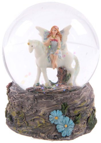 Blumenfee Schneekugel- Höhe 9cm