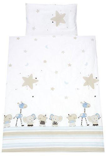 Schardt Bettwäsche 2-teilig 100x135 cm Banjo blau