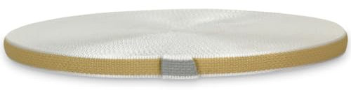 Corderie Italiane 002035381 Cintino colore beige/grigio in rafia, 22 mm, 50 mt