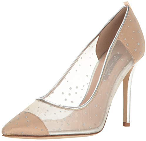 SJP by Sarah Jessica Parker Damen Glaspumpe, Silber (Ivey Raindrops), 34 EU