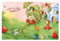 Bilderwelten Kinderzimmer Fototapete Erdbeerinchen Erdbeerfee inkl. Kleister 432x290cm - Vliestapete Made in Germany - Kindertapete Mädchenzimmer - Aquarell Tapete Kinder - Wandtapete Mädchen T_1442