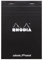 Rhodia 16559C - Block DotPad (DIN A5, Dot Grid, 14,8 x 21 cm, 80 Blatt) 1 Stück schwarz