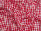 1/10,2 cm Tissu vichy rouge – au mètre