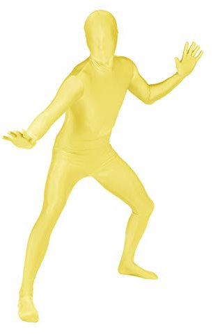 Morphsuit Full Body Costume - Yellow, M | Original Bodysuit for Adults & Kids | Super Stretch Suit Great for DIY Party Outfit | Halloween, Cosplay, Fancy Dress | For Men & Women