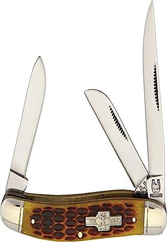 Rough Rider - Taschenmesser - Stockman Amber Bone - Länge Geschlossen: 8.89 cm
