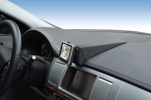 KUDA Handyhalterung passend für Jaguar XF ab 03/2009 - Telefonkonsole für Smartphones, Handy, Navi und mehr - Kunstlederkonsole, schwarz, 297155