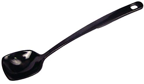 Dalebrook J644 Serving Spoon, Long, Black | Long reach handle simplifies serving from deep buffet vessels, perfect for professional catering environments.