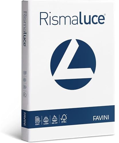 CARTA RISMALUCE 200GR A4 125FG BIANCA FAVINI
