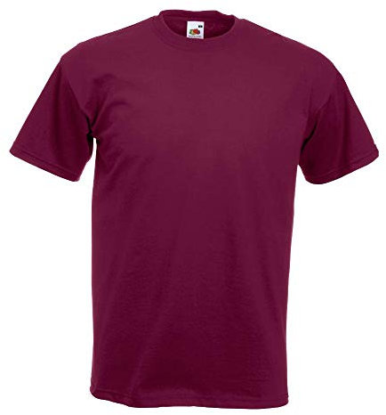 Fruit of the Loom Mens Valueweight Short Sleeve T-Shirt (M) (Burgundy)