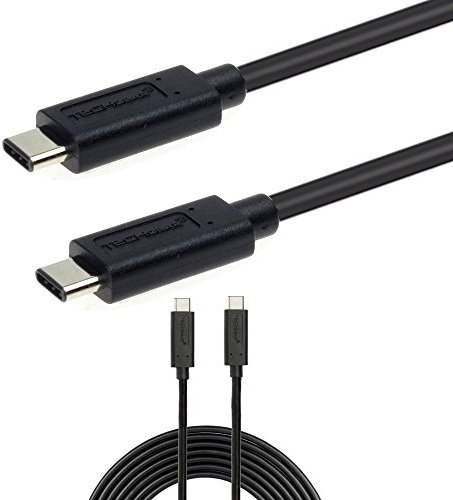 TECHGEAR USB C auf USB C Kabel 2 Meter Kompatible mit Samsung S24 S23 S22 S21 S20 S20 FE Plus Ultra, A15, A14, A24, Pixel 8/7/6/Pro, iPad mini 6, Air 4/5, iPad Pro 12.9, iPad Pro 11, iPad 10,