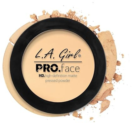L.A. Girl Pro Face Powder Nude Beige, LAX-GPP605, 0.25 Ounce