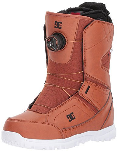 DC Women's Search Boa Snowboard Boots, Brown, 5
