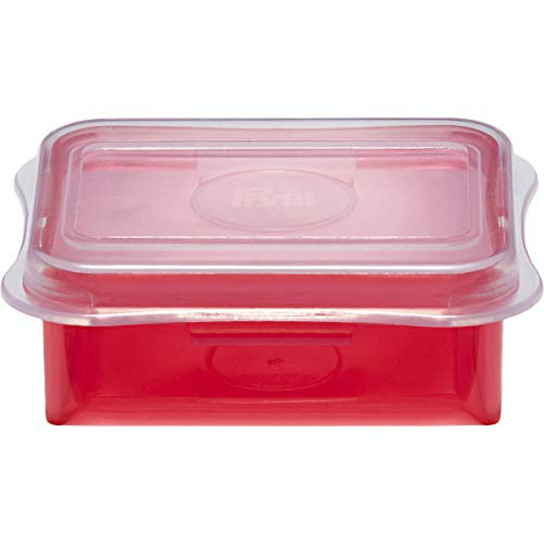 Prym Mini Box, Red, Transparent, L 66 x B 59 x H 24 mm
