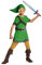 Disguise Officiel Classic Zelda Link Costume Elfe Enfant, Déguisement Halloween Enfant, Taille XL