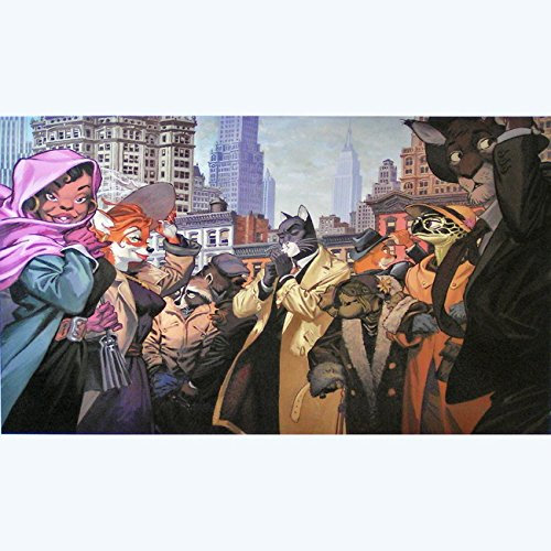 Unbekannt Poster Guarnido – Blacksad New York – 60 x 80 cm