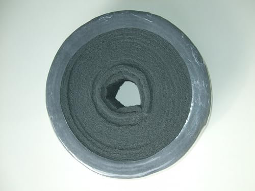 Olbrich-Industriebedarf Rouleau de non-tissé abrasif 10 m x 100 mm Grain 400 Acier inoxydable, Acier, Fer, Bois, Plastique, Verre