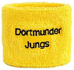 Flaggenfritze Schweißband Dortmunder Jungs + gratis Aufkleber