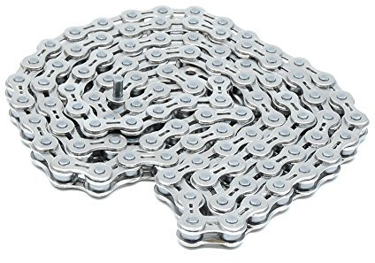 Eastern Bikes Cadena de bicicleta BMX serie 7, plata