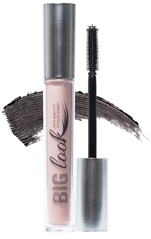 PÜR Big Look Mascara with Argan Oil, Black, Volumises, Lengthens and Conditions Lashes, Smudge-Proof, Buildable Coverage