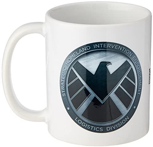Marvel MG23373 Pyramid International Agents of Shield (Shield) Official Boxed Ceramic Coffee/Tea Mug, Multi-Colour, 11 oz/315 ml