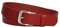 Vascavi Ledergürtel, 3 cm breit, Made in Germany, echt Leder Gürtel für Damen und Herren, kürzbar (100 cm Gesamtlänge 110 cm, Rot)