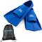 Aqua Speed leichte Trainingsflossen I Herren Männer I Schwimmflossen Training I Kurze Flossen Schwimmtraining I Kurzflossen Schwimmen I Fußteilflossen I + Ultrapower Rucksack I blauI11; Gr. 45I46