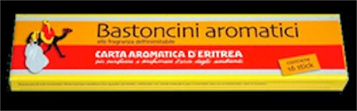 Casanova Weihrauch Eritrea-Papier Lufterfrischer - Weihrauch-Incensestick - 16 Stäbchen à 16 cm - 1 Packung