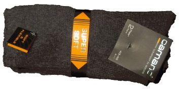 Camano Socken, SUPER SOFT, Doppelpack, Gr. 43-46 (anthrazit)