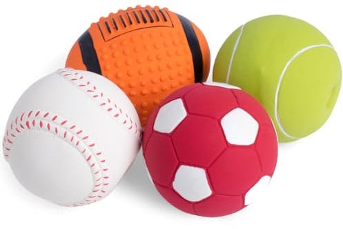 Petface Assortiment de Boules en Latex, Grandes, Multicolores